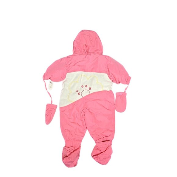 Y2K Baby Beginnings Pink Hooded Snowsuit 6–9M Winter Bunting Outfit NWT - Picture 4 of 7